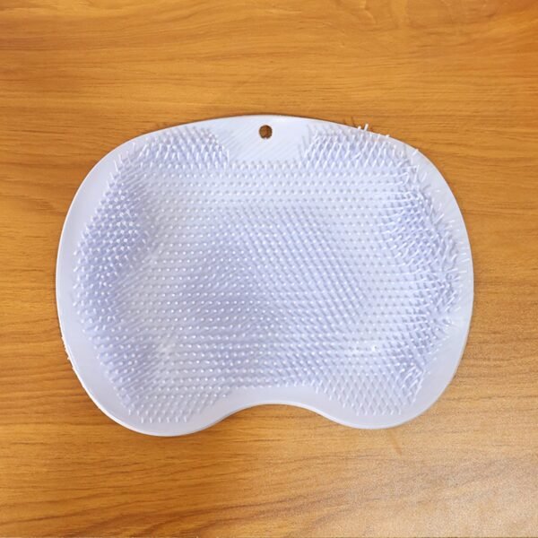 Purple Silicone Bath Massage Cushion – Suction Cup Exfoliating Foot Scrubber & Mat