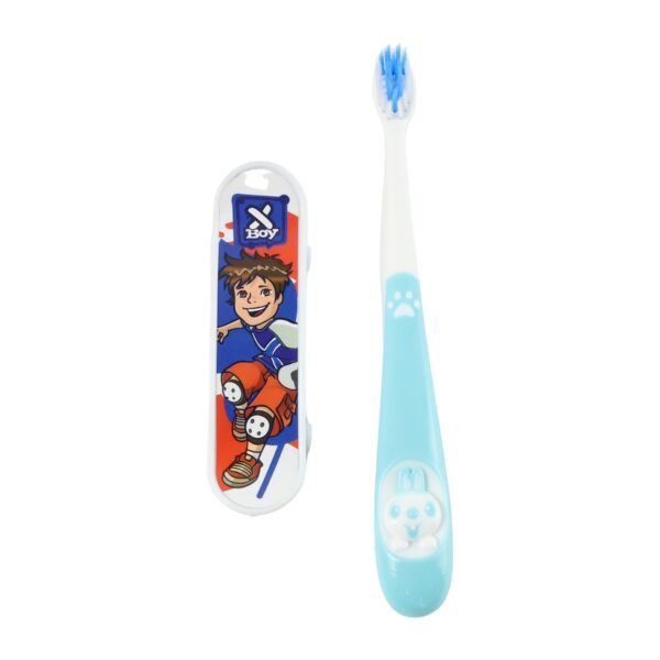 Kids Toothbrush with Cartoon Sketchboard Toy
