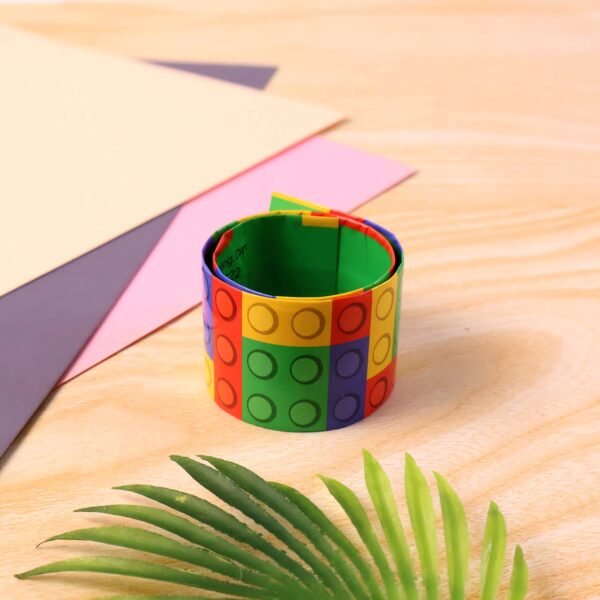 SlapBandSingle-03.jpg Colorful Snap Slap Bracelet Toy (1 Pc )