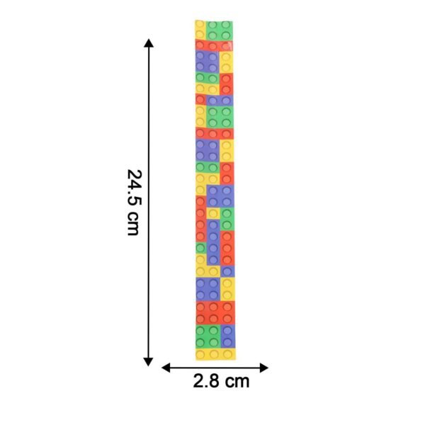 SlapBandSingle-size.jpg Colorful Snap Slap Bracelet Toy (1 Pc )