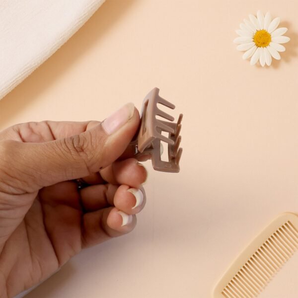 Stylish Mini Hair Claw Clips Set, 12 Pc