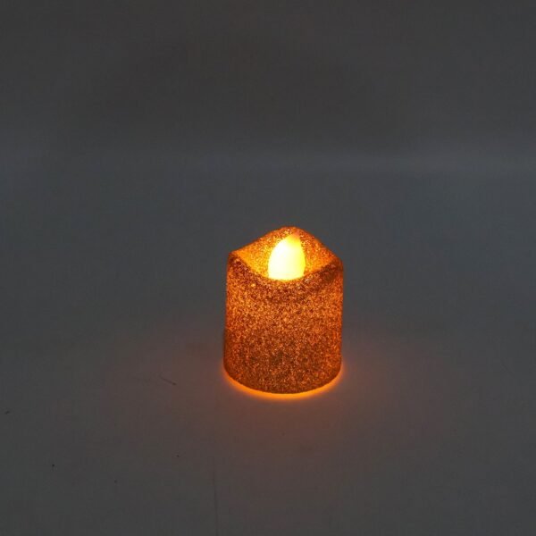 christmas Premium Glitter LED Tealight Candles (24 Pc Set)