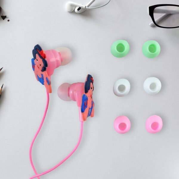 Cute Cartoon Style Wired In-Ear Earphones (1 Set)