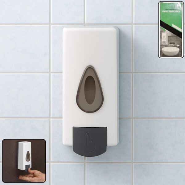 Soap-Dispenser-01.jpg Wall Mounted Liquid Soap Dispenser (1 Pc)
