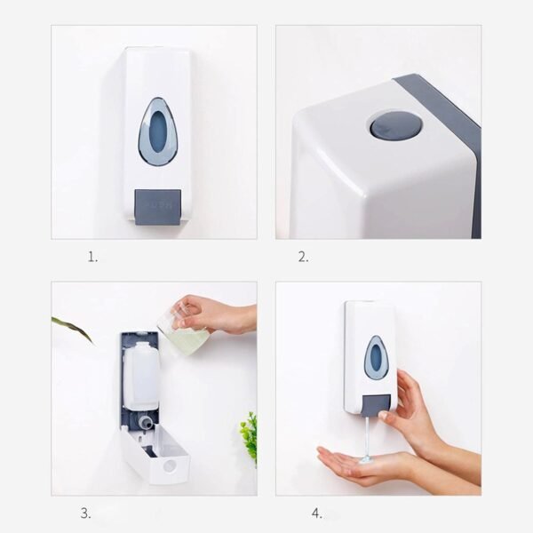 Soap-Dispenser-07.jpg Wall Mounted Liquid Soap Dispenser (1 Pc)