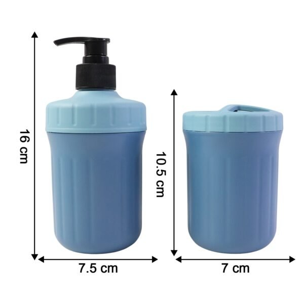 SoapDispenser-size.jpg Multipurpose Soap Dispenser with Utility Holder (1 Set)