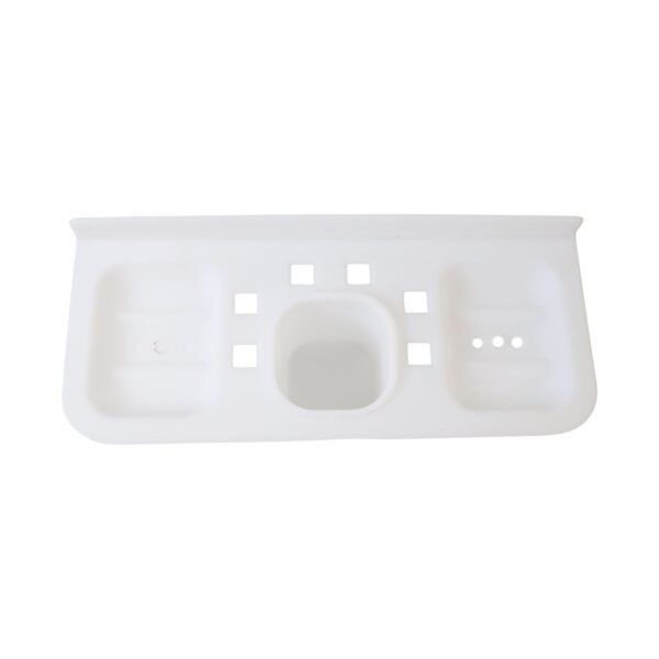 Plastic Soap Dish and plastic soap dish tray (2 Pc)