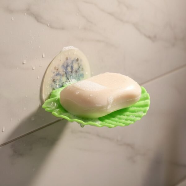 Premium Self-Adhesive Wall-Mounted Soap Holder Tray (1 Pc)