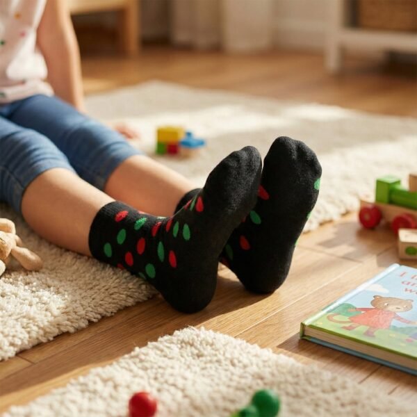 Stylish Polka Dot Socks for Men and Women (1 Set)