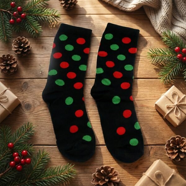 Stylish Polka Dot Socks for Men and Women (1 Set)