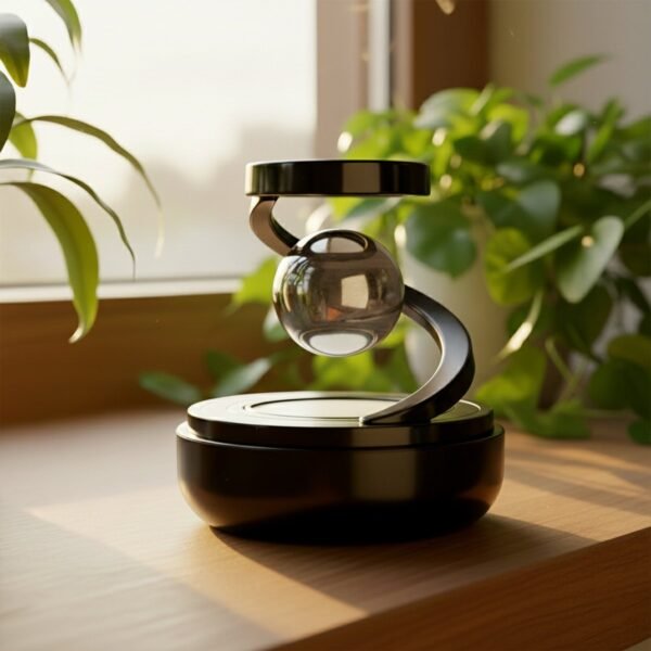 Premium Solar-Powered Rotating Car Air Freshener (1 Pc)