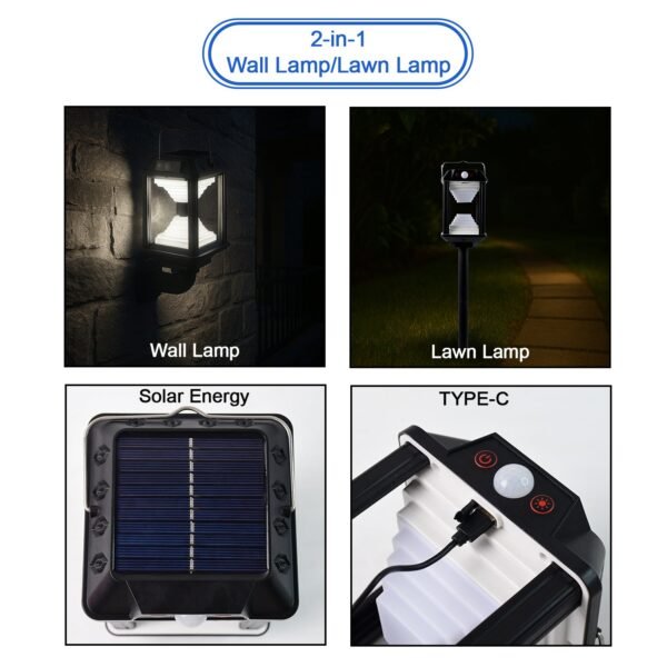 Solar-Induction-Wall-Lamp-04.jpg Premium Solar Induction LED Wall Lamp with Motion Sensor (1 Set)
