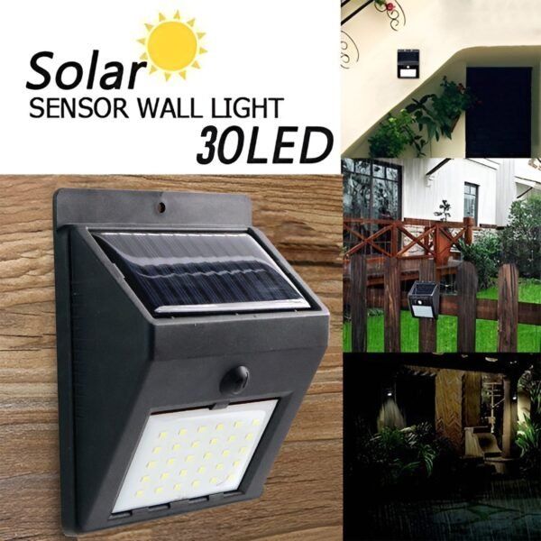 SolarLight-05_c9fa32f2-0d2e-4a43-9b40-ab1b2a740f9e.jpg Solar Powered LED Wall Light - (1 Pc)