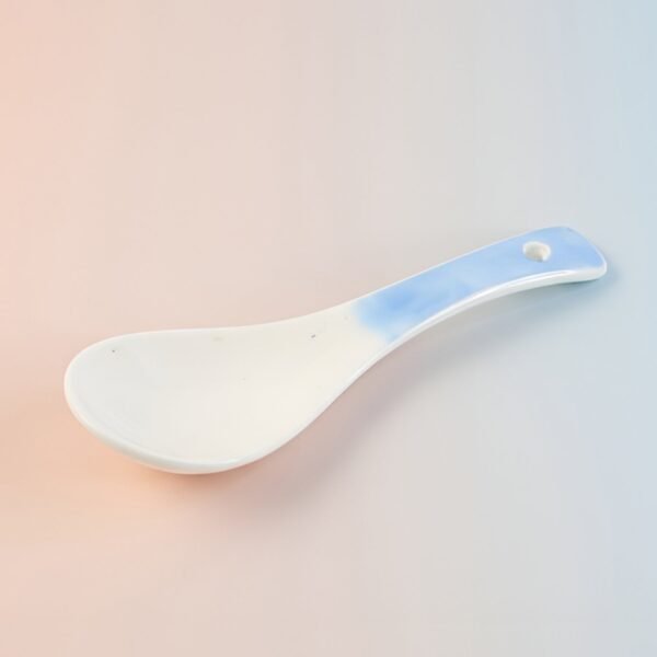Premium Ceramic Serving Spoon (14 cm, 1 Pc)