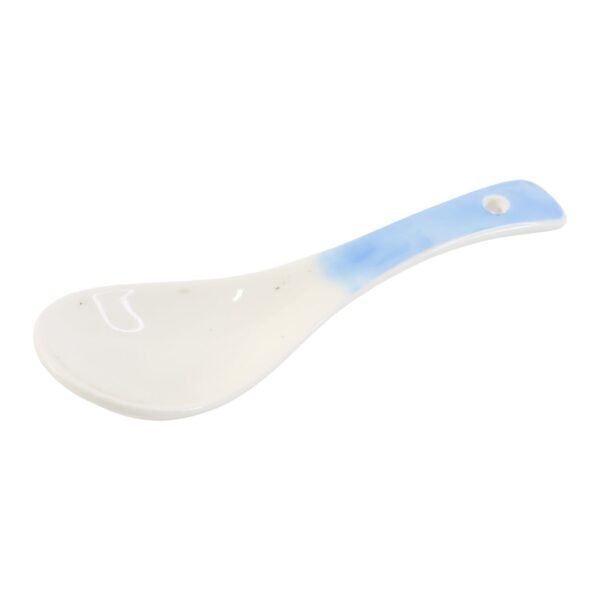 Premium Ceramic Serving Spoon (14 cm, 1 Pc)