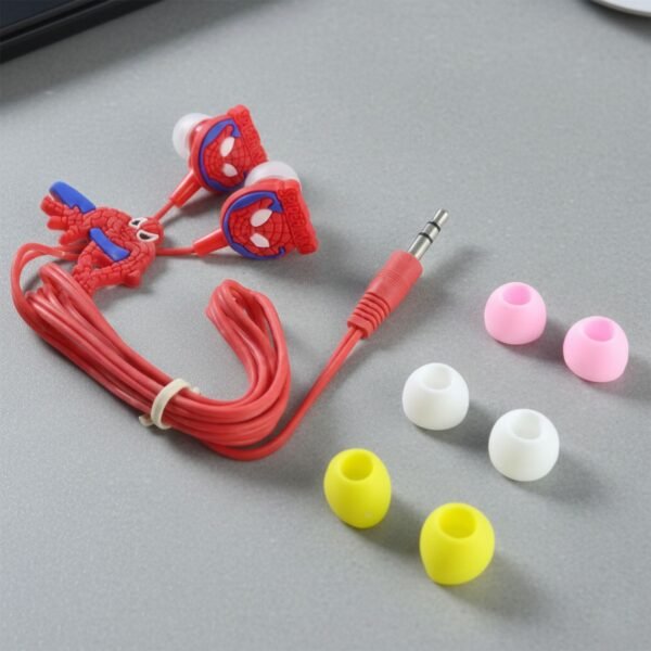SpidermanEarphone-05.jpg Cartoon Character Wired In-Ear Earphones (1 Set)