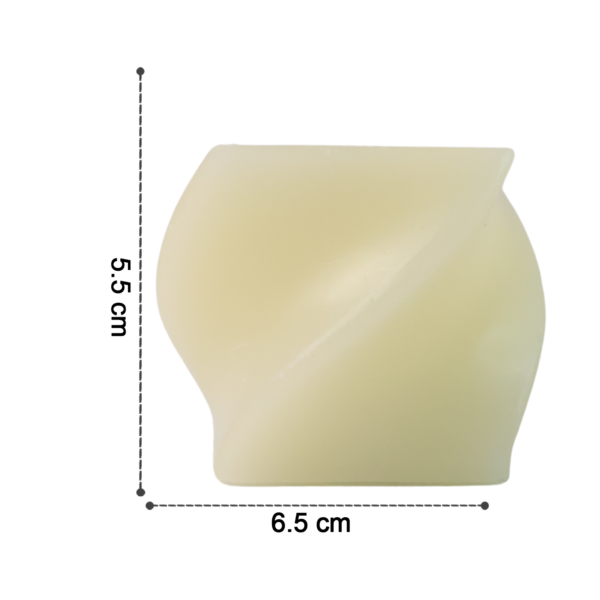 Set of 6 LED Flameless Decorative Candles – Square Shape Tealight Lamps