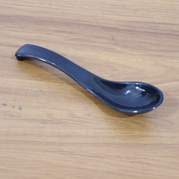 Spoon-08.jpg Plastic Soup Spoon – Deep Bowl (1 Pc / Black)