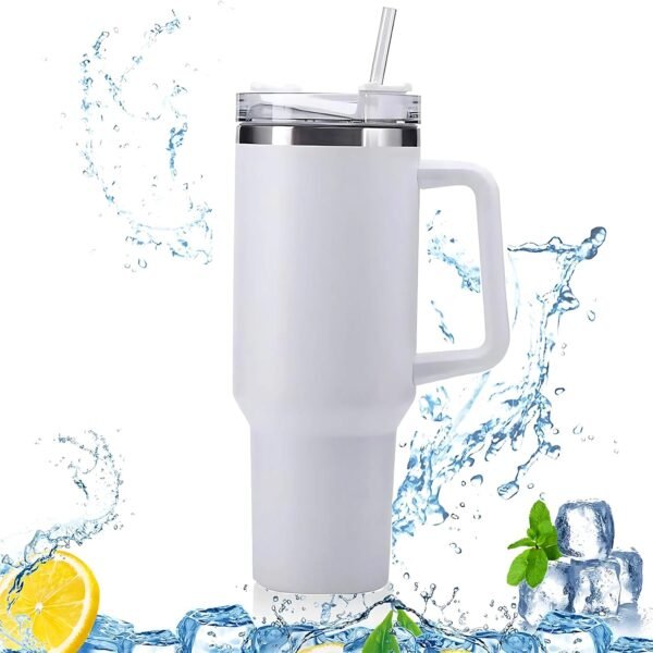 Stainless-Stee-Mug-03_bd529190-b629-445a-85fd-4108f9134e6f.jpg Premium Stainless Steel Vacuum Insulated Travel Mug Tumbler (890ML / 1 Pc / Mix Color)
