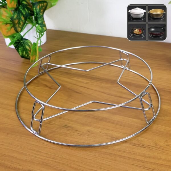Stand-WOSKU-01.jpg Heavy Duty Stainless Steel Gas Stove Stand (1 Pc)