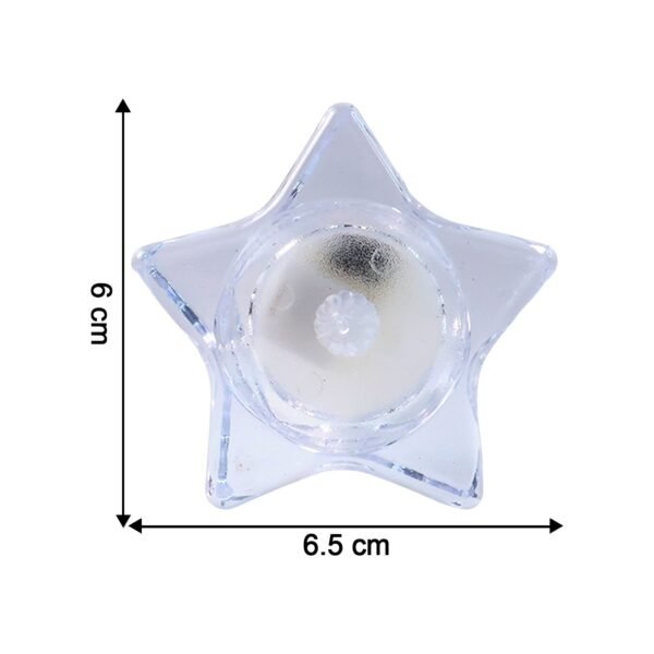 Star-LED-Candle-Lights-06.jpg Flameless Star-Shaped LED Candles (4 Pc / Set)