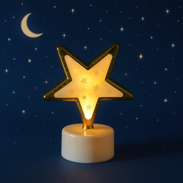 StarLight-02.jpg Decorative Star Shaped Flameless LED Candles (4 Pc)