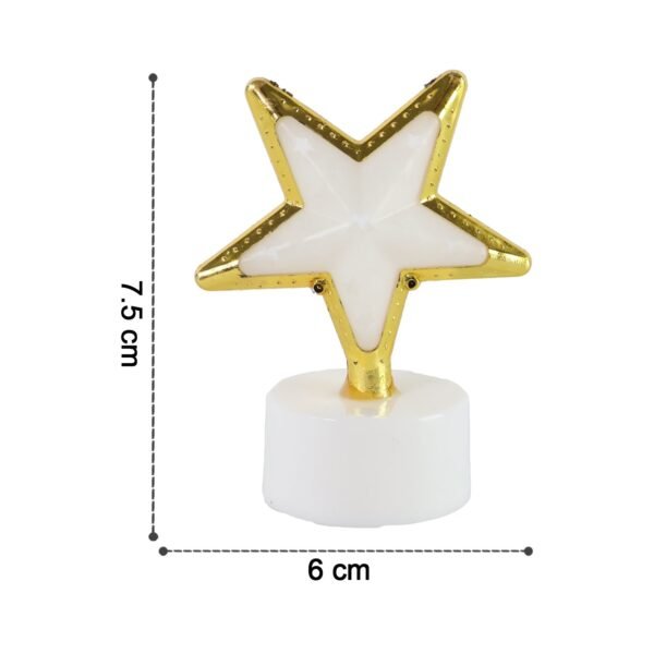 StarLight-size.jpg Decorative Star Shaped Flameless LED Candles (4 Pc)
