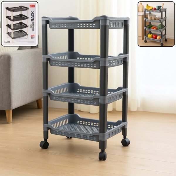 Storage-Rack-Trolley-01.jpg Apex 4-Layer Big Multipurpose Plastic Storage Rack