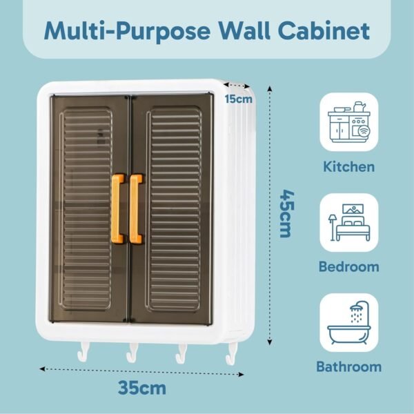 StorageCabinet-size.jpg Large Wall-Mounted Kitchen Storage Cabinet Set