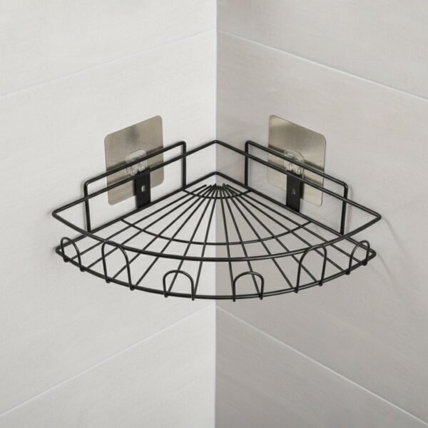 StorageOrganizer-02.jpg Wall-Mounted Corner Bathroom Storage Rack (1 Pc)