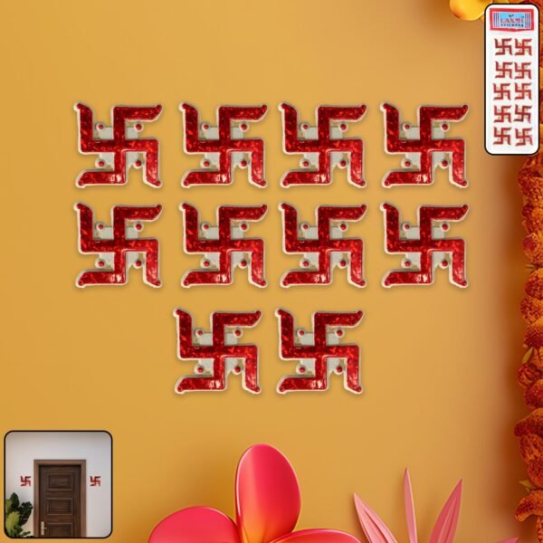 Swastik-01.jpg Traditional Decorative “Swastik” Sticker - (Set)