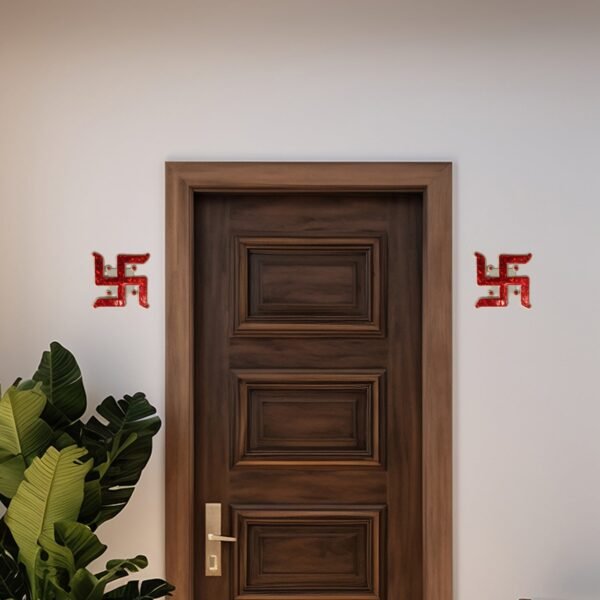 Swastik-02.jpg Traditional Decorative “Swastik” Sticker - (Set)