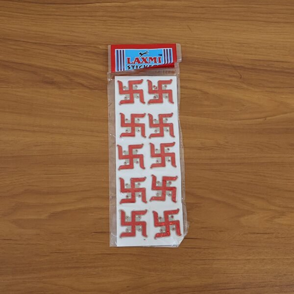 Swastik-08.jpg Traditional Decorative “Swastik” Sticker - (Set)