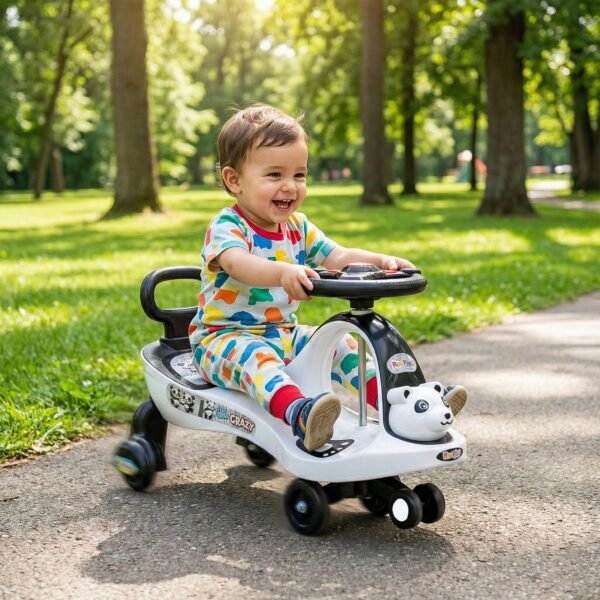 Baby Magic Swing Car Ride-On Toy with Music (1 Pc)