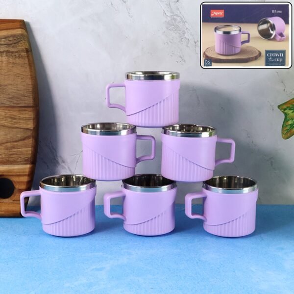 Tea-Cup-01_1ec0e557-a306-4459-b78e-f6d538e60362.jpg Apex Sturdy Tea & Coffee Cup - (6 Pc / Set)