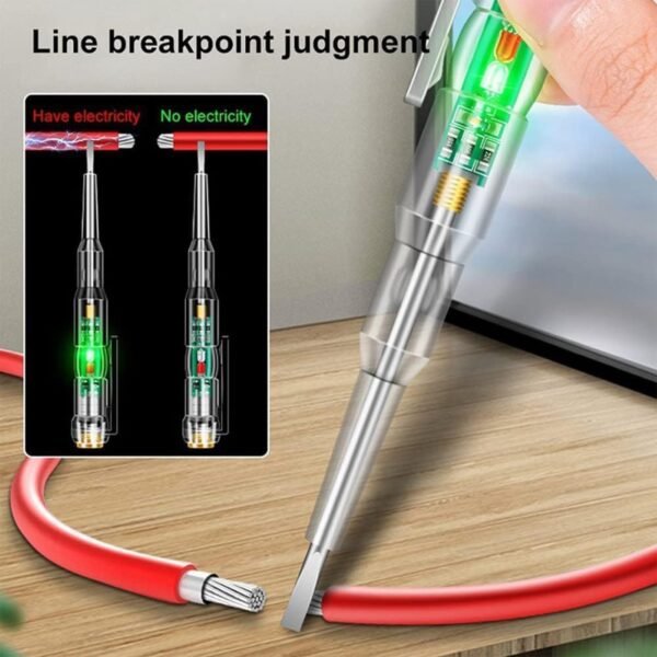 Tester-02.jpg Electrical Detector Slotted Screwdriver With Small Batteries (1 Pc)