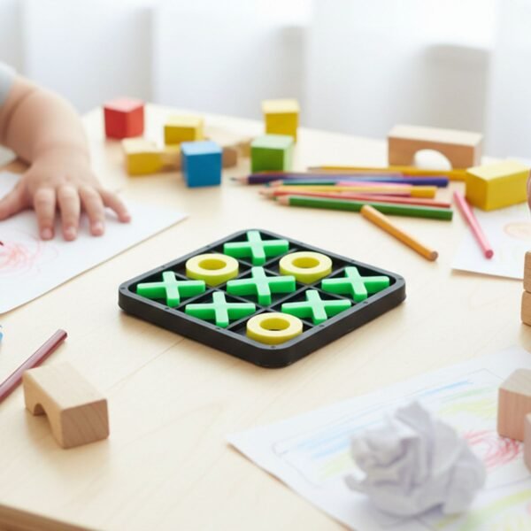 Tictactoegame-02.jpg Classic Tic Tac Toe Board Game (1 Set )