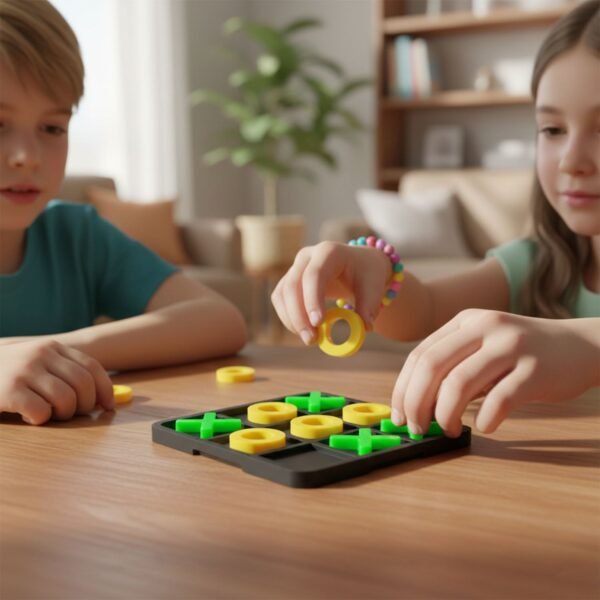 Tictactoegame-03.jpg Classic Tic Tac Toe Board Game (1 Set )