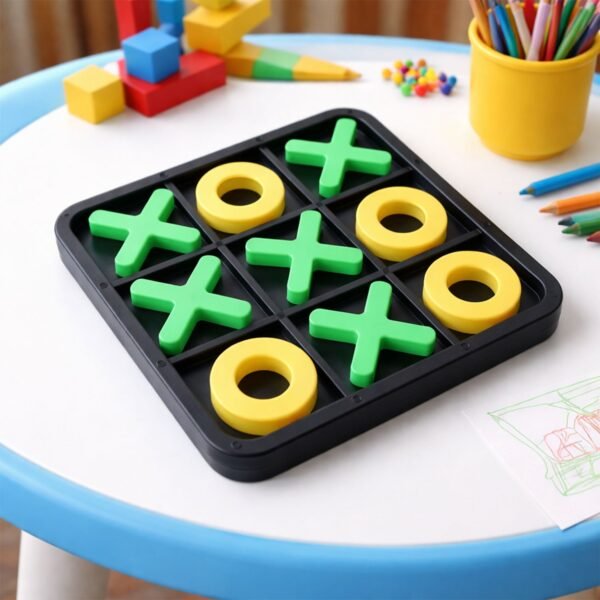 Tictactoegame-05.jpg Classic Tic Tac Toe Board Game (1 Set )