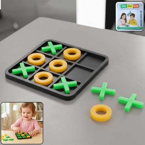 Tictactoegame-WOSKU-01.jpg Classic Tic Tac Toe Board Game (1 Set )