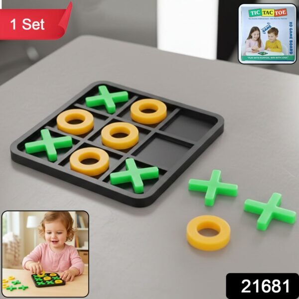 Tictactoegame-WSKU-01.jpg Classic Tic Tac Toe Board Game (1 Set )