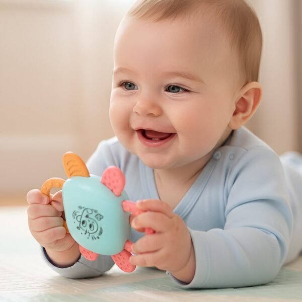 Play Cart Tiny Joys Rattle Toy Set – 6-in-1 Baby Rattles