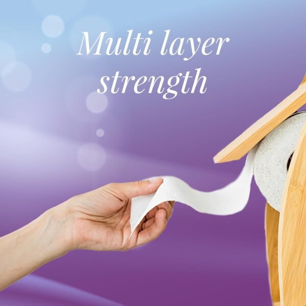 Toilet Tissue Rolls – Soft Embossed Bathroom Tissue, 220 Sheets × 10 Rolls