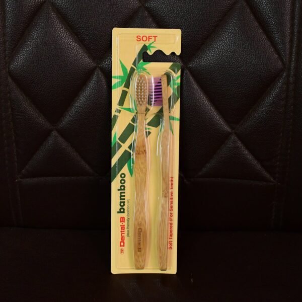 Toothbrush-08.jpg Eco-Friendly Natural Bamboo Toothbrush with Medium Bristles (2 Pc)