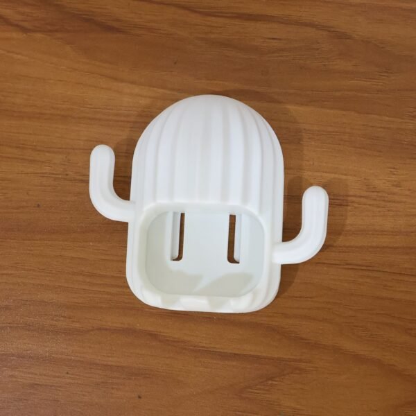 Toothbrush-Holder-07.jpg Wall Mounted Cactus-Shape Toothbrush Holder (1 Pc)