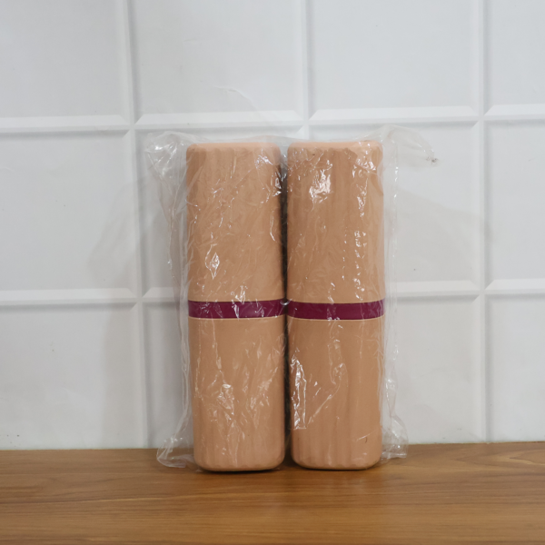 Plastic Hygienic Toothbrush Travel Portable Case (2 Pc)