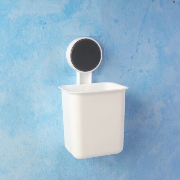 Wall-Mounted Toothbrush & Bathroom Storage Organizer (1 Pc)