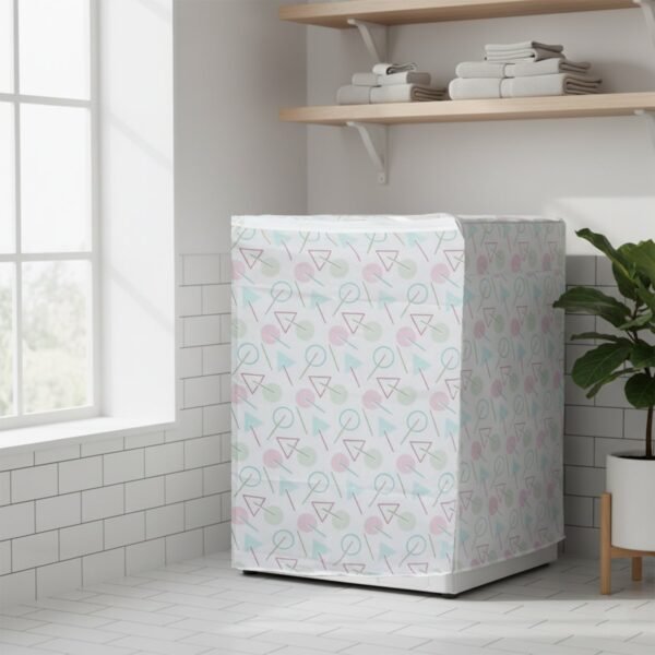 PEVA Waterproof Washing Machine Dust Cover (56×54×86 cm, 1 Pc)