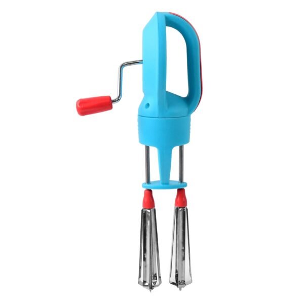 Supermom High-Speed Manual Hand Beater with Dual Stainless Steel Whisks (1 Pc)