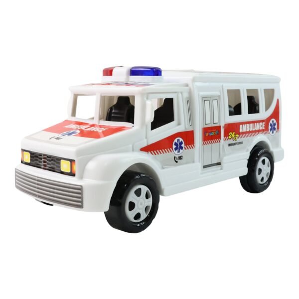 Toy-Ambulance-05.jpg Funwoods Friction Powered Ambulance Toy for Kids (1 Pc)